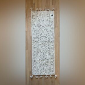 Brand New House of Noa Bath Mat – 24”x 65” Arden Pearl